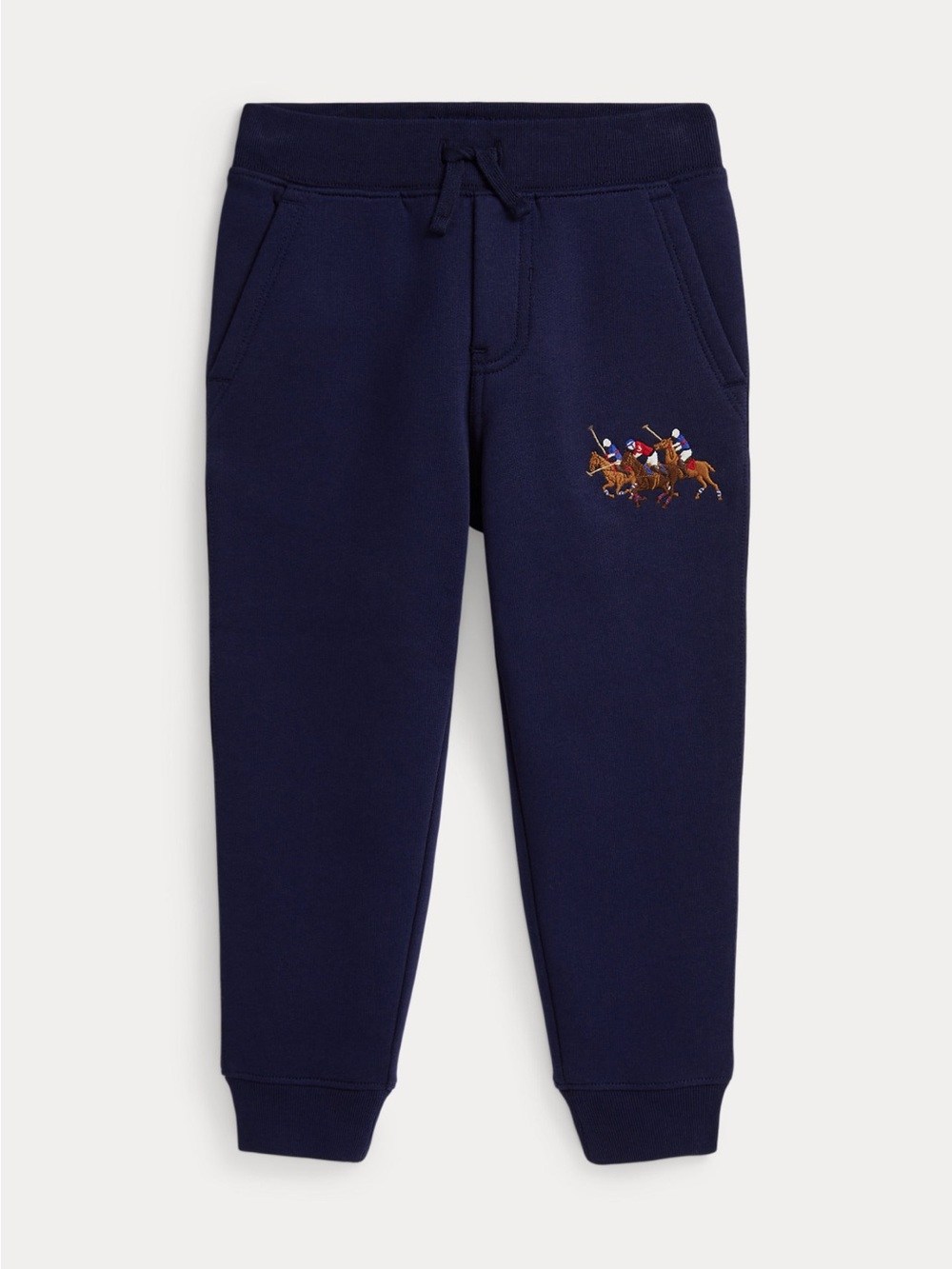 Polo by Ralph Lauren Navy Embroidered Polo Player Joggers